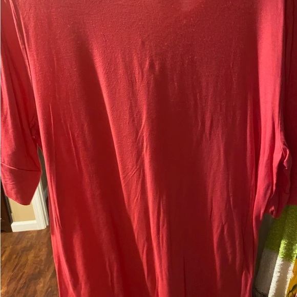 Tie front 3/4 length summer T-Shirt material - Picture 2 of 3